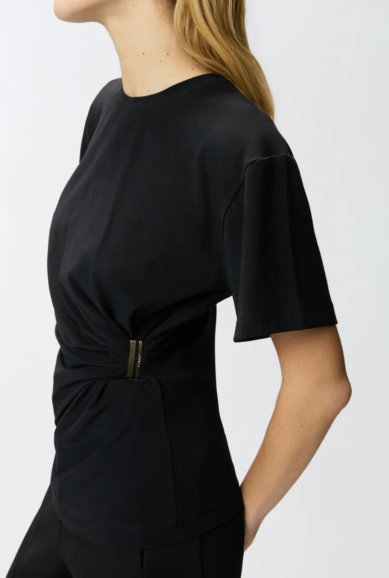 Pinko Mary 106455 A35D T-Shirt Donna Nero Cotone