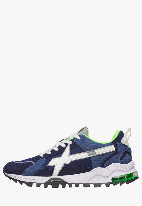 W6YZ Breeze 2018612 06 sneakers uomo navy bianco
