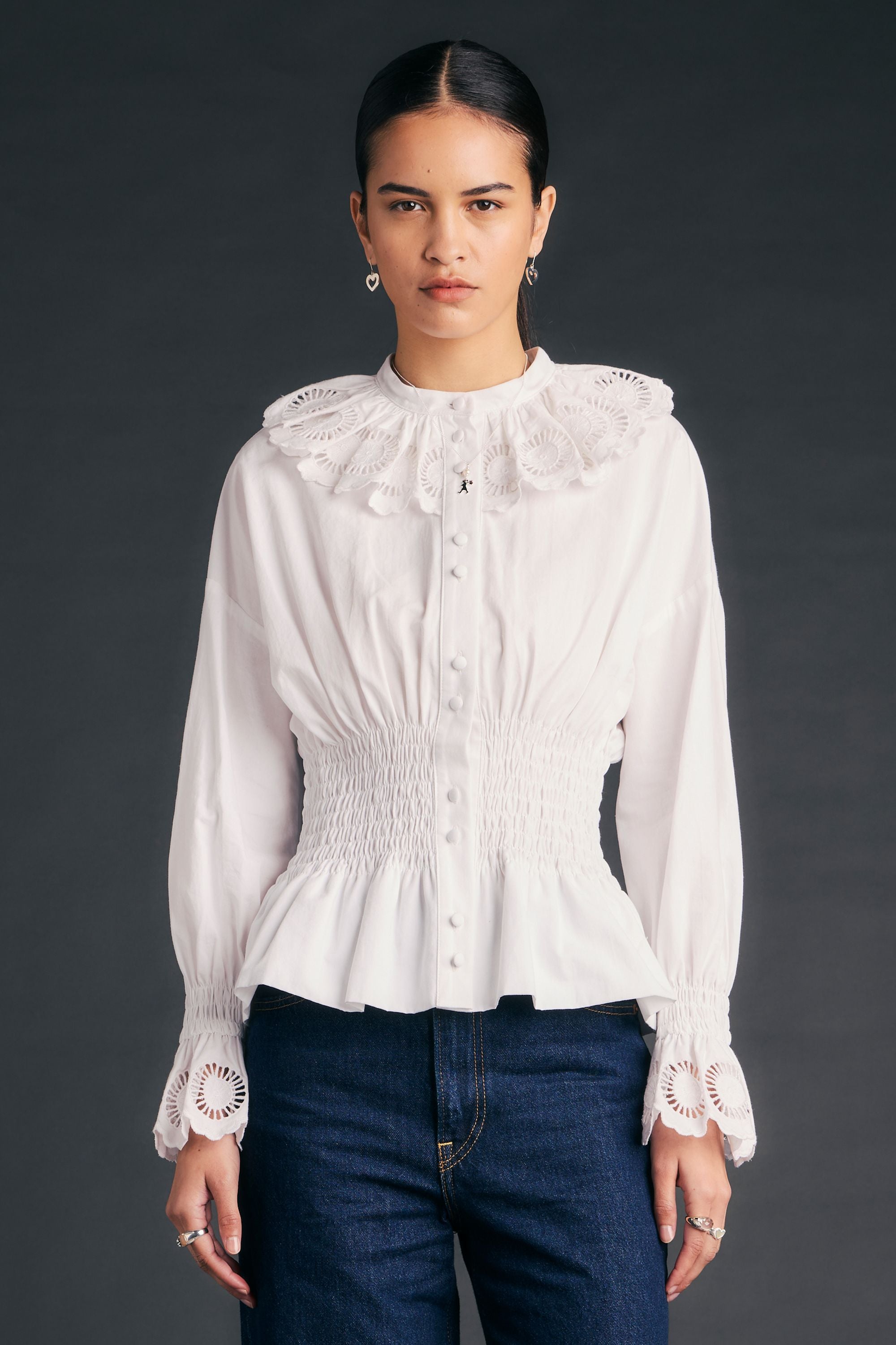 Karen Walker Treasurer Shirt camicia White cotone organico