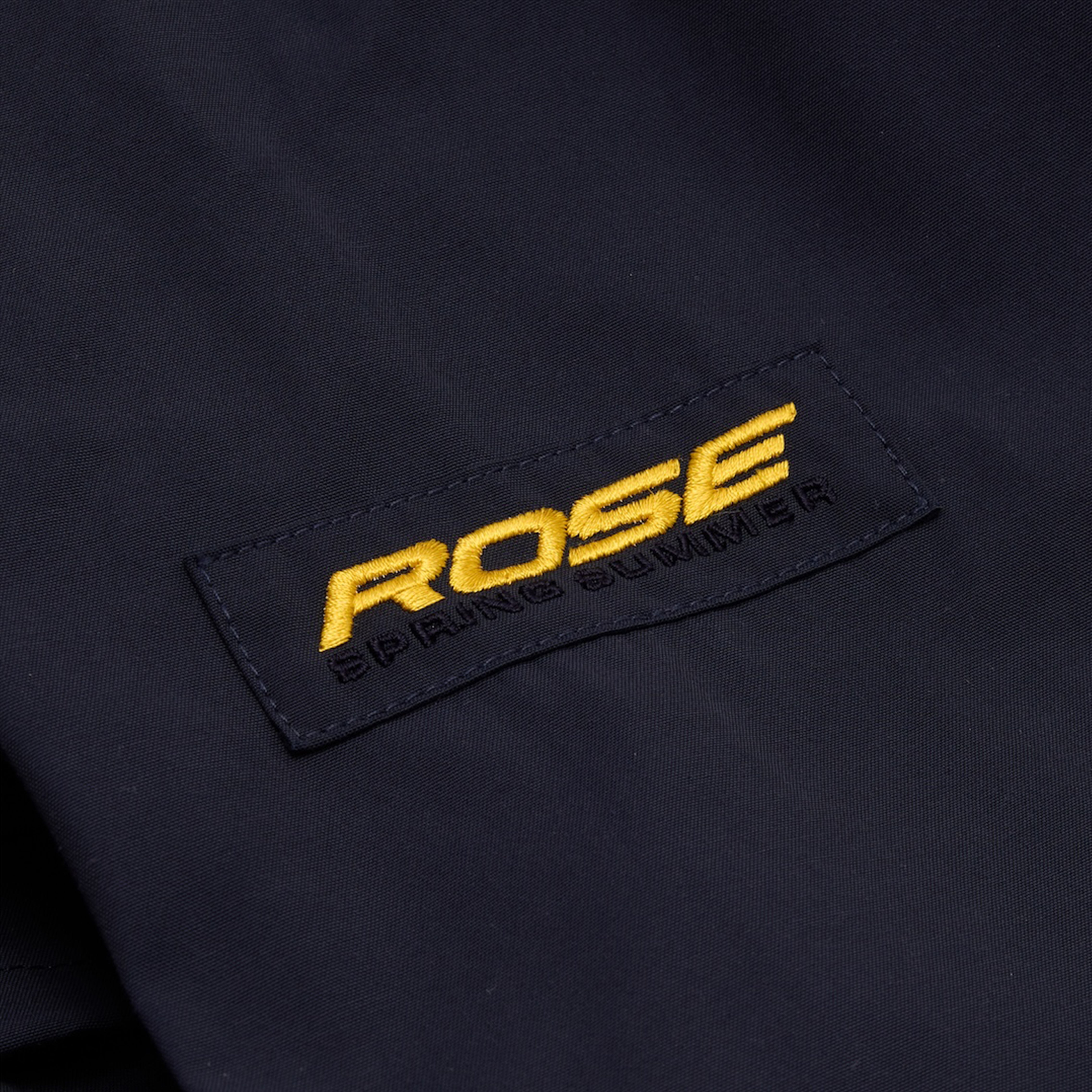 Martine Rose Anorak blu Navy giacca con cappuccio regular