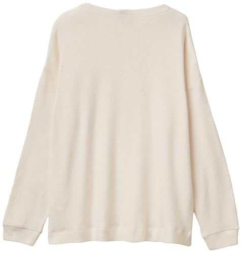 Benetton 3q413m08a Maglione Donna Pristine manica lunga