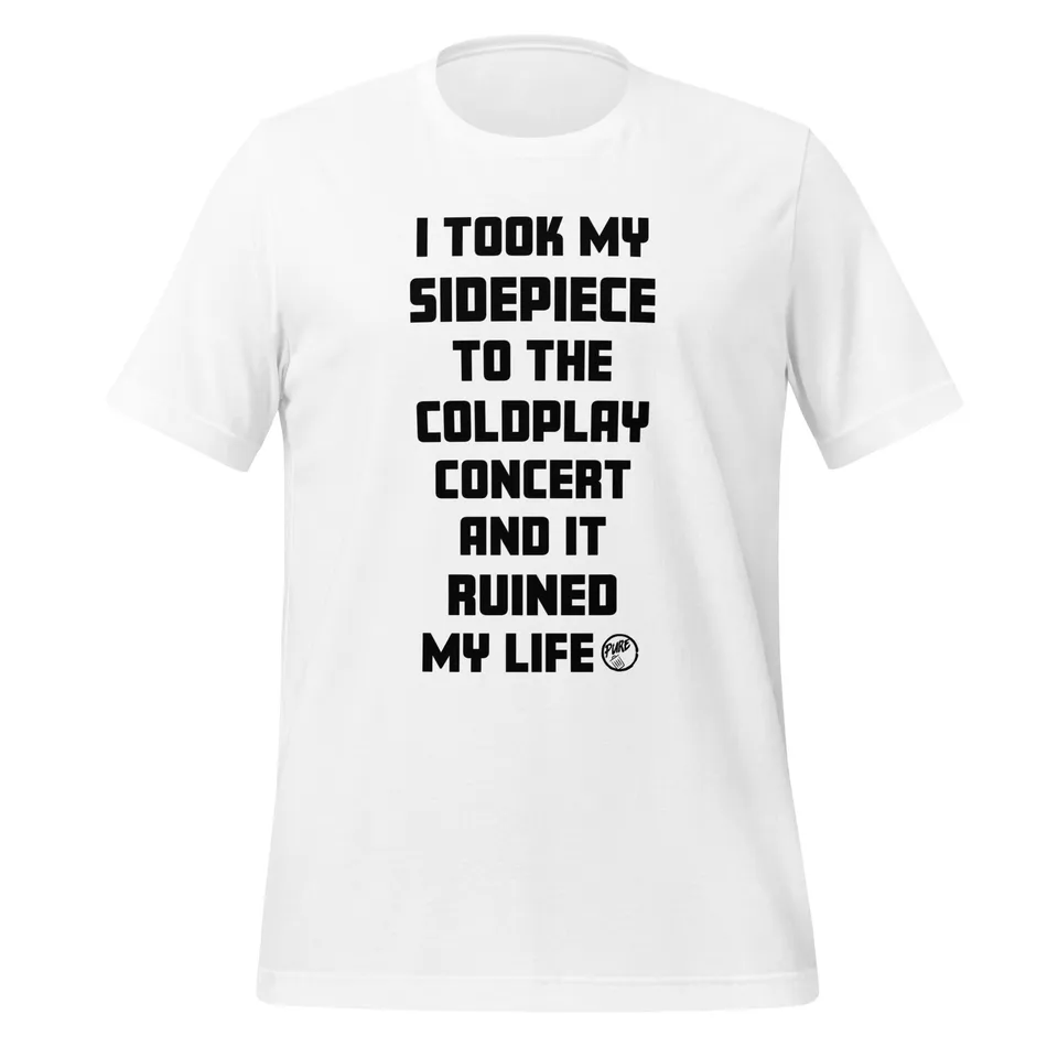 Pure Trash Coldplay Ruined My Life T-shirt uomo cotone