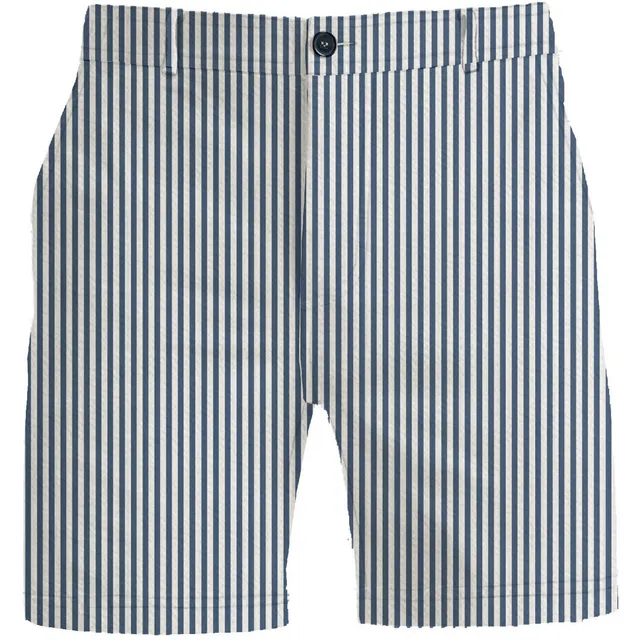 MC2 Saint Barth Ischia 03931L Bermuda Navy Seersucker