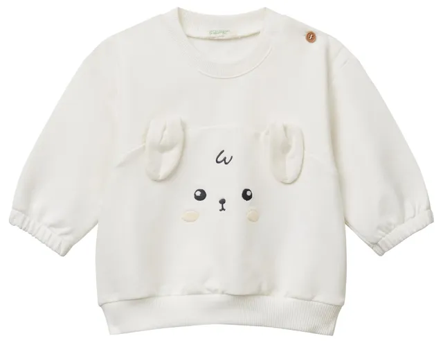 Benetton Felpe e Tute Maglia Tuta Bimbo Taglia 62 Cotone Organico