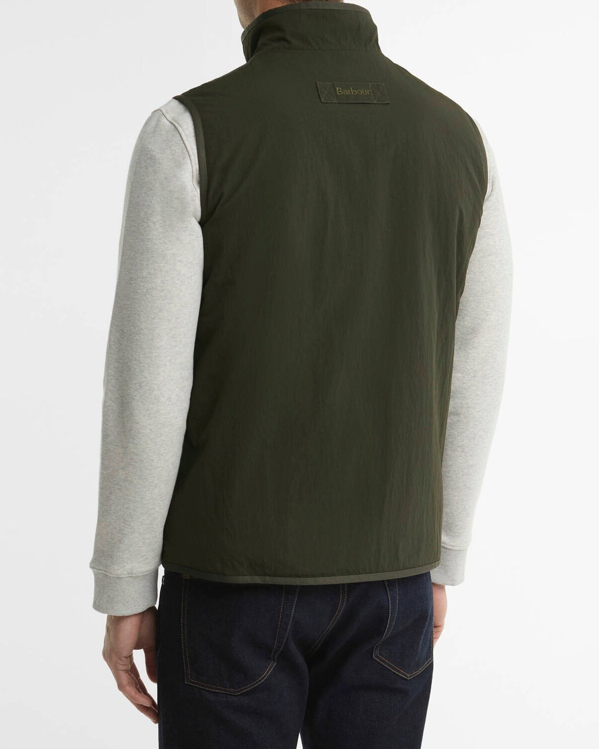 Barbour MFL0212 Gilet Reversibile Sage Pile Nylon