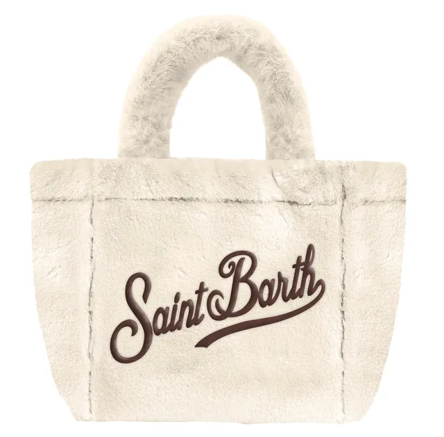 MC2 Saint Barth Vanity Mini borsa panna marrone