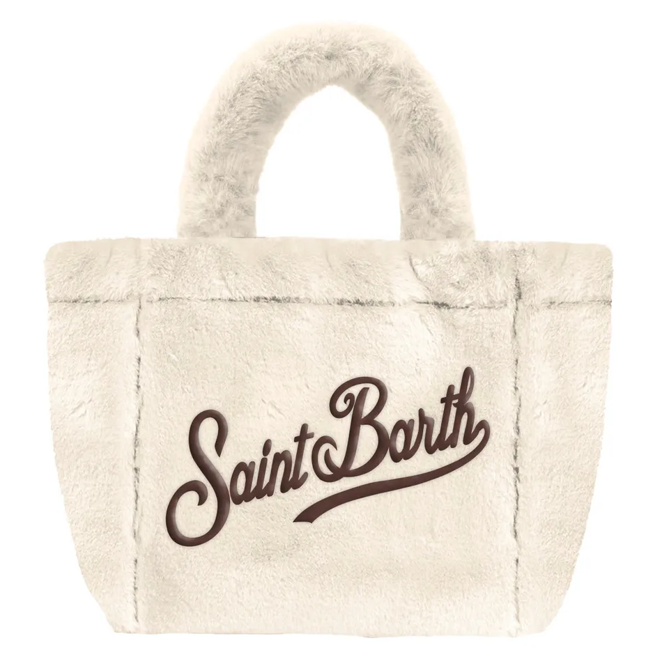 MC2 Saint Barth Vanity Mini borsa panna marrone