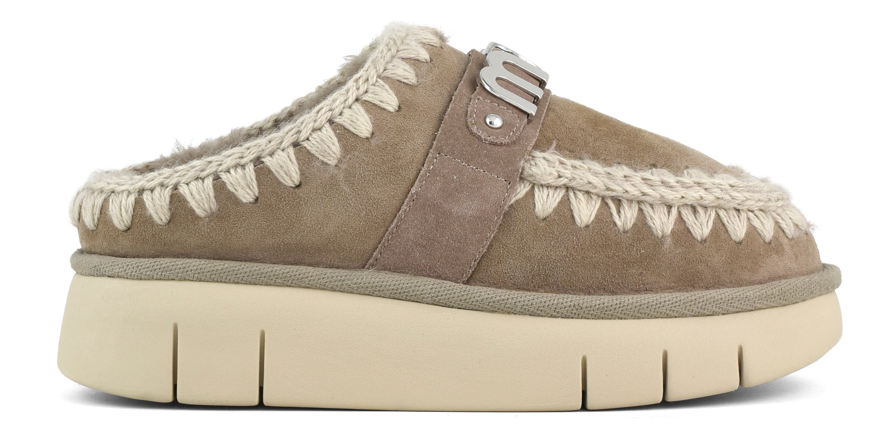Mou Bounce Clog FW531001A ciabatta grigio montone