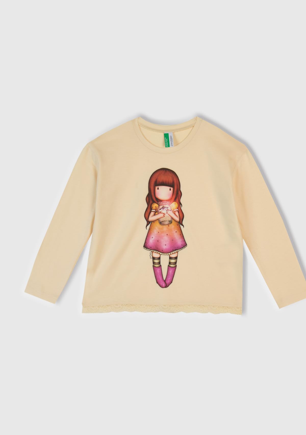 Benetton Pigiama Gorjuss Bambina S Manica Lunga