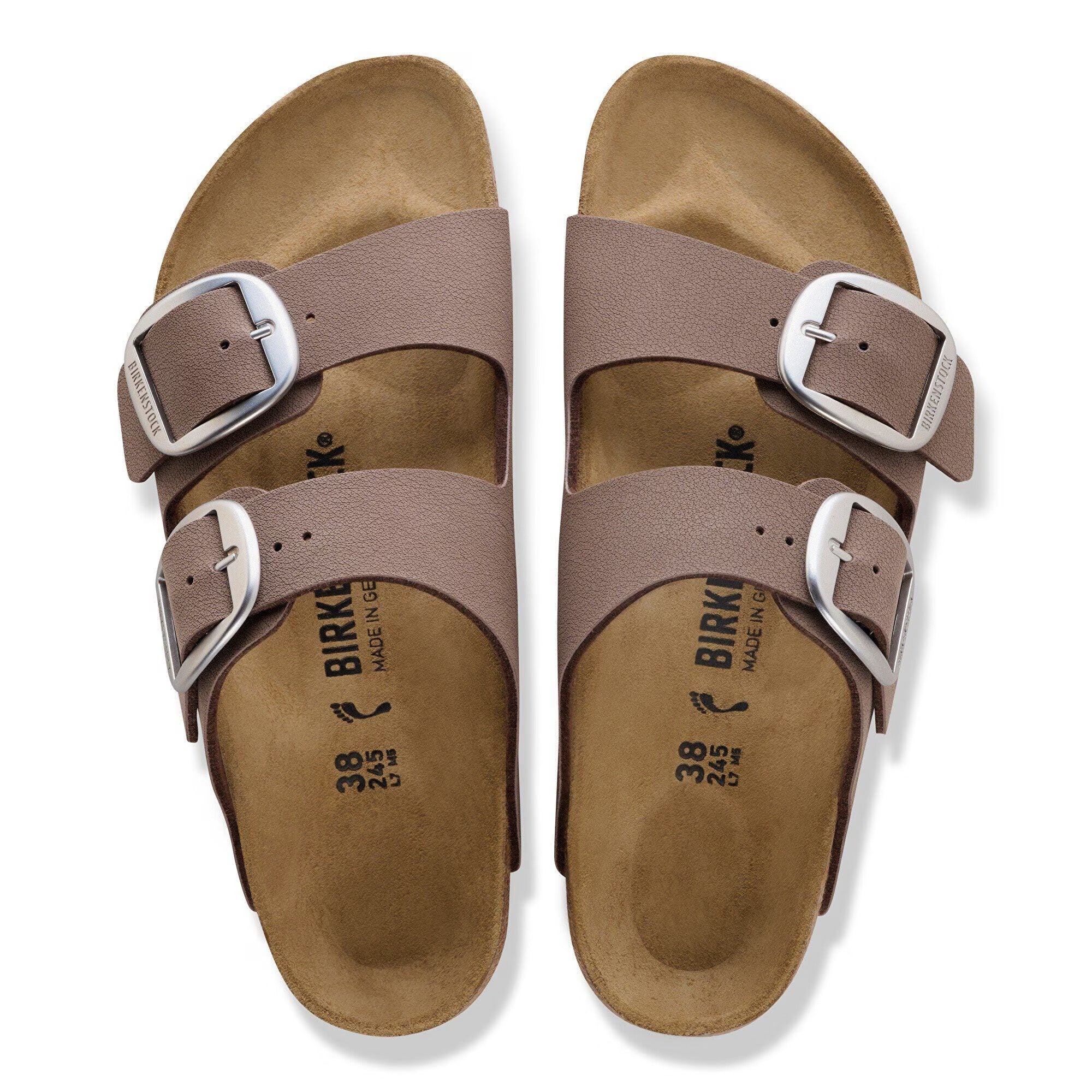 Birkenstock Arizona 1032081 ciabatta mocca fibbia