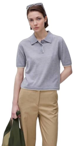 Benetton 11ahd301j Maglia Polo XS Marrone Lana