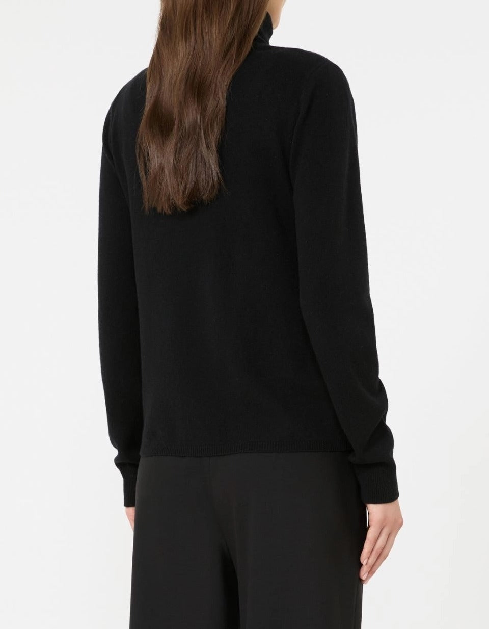 Max Mara Studio Educata maglia donna nera lana cashmere