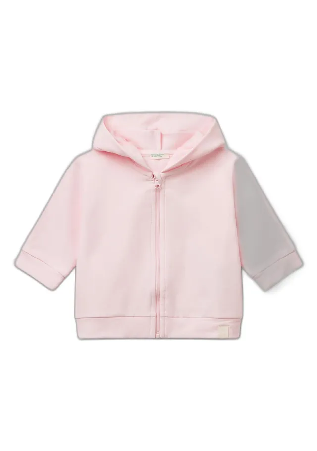 Benetton Felpe e Tute felpa bimba 62 cappuccio cotone organico