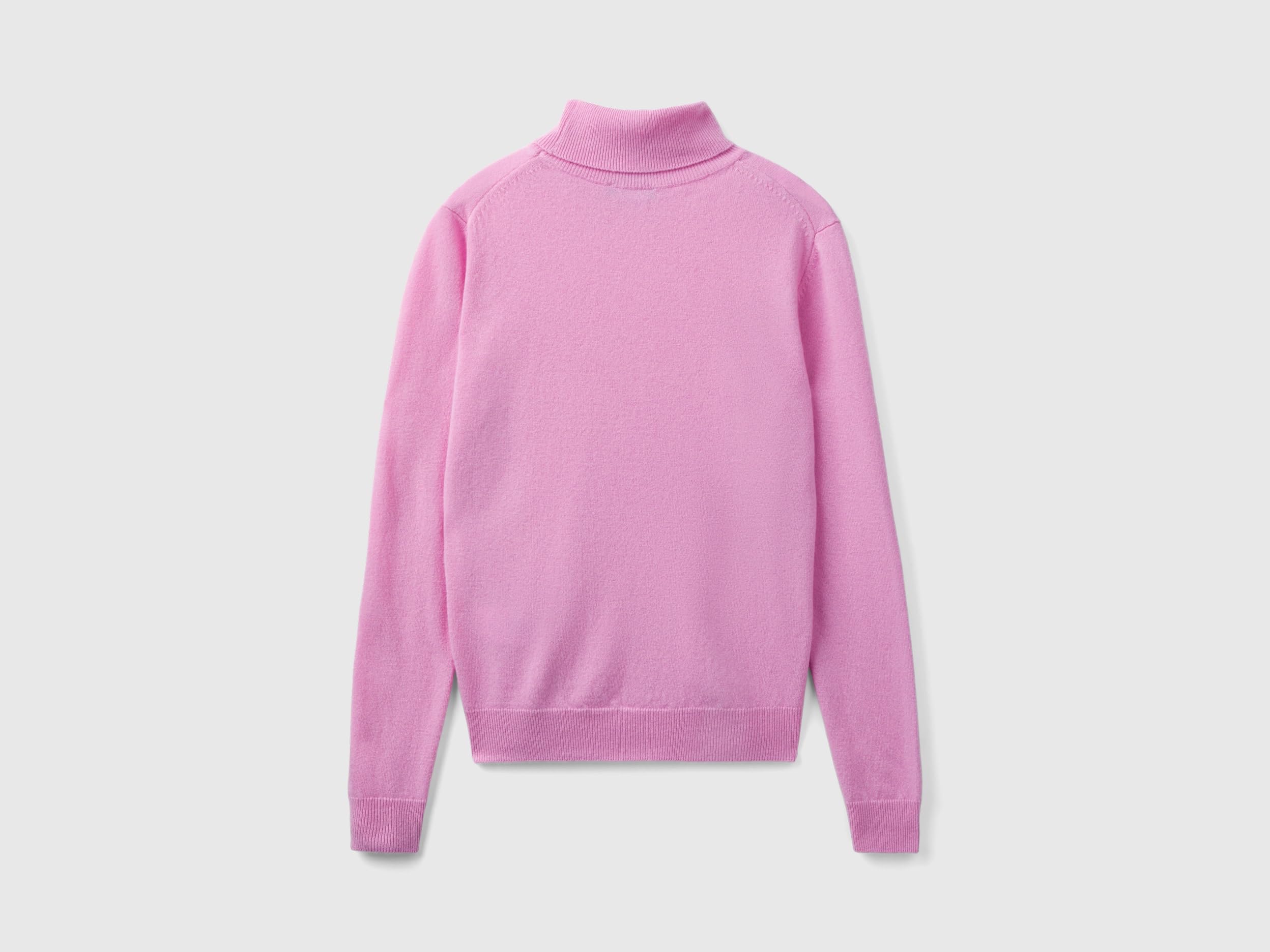 Benetton Maglia Ciclista 1002d2348 Maglione Donna collo alto