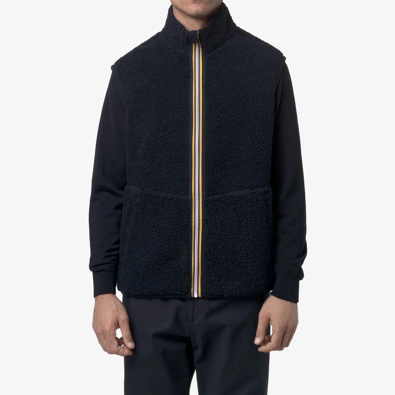 K-Way Yannick K3132QW Smanicato Uomo Blue Depth Sherpa