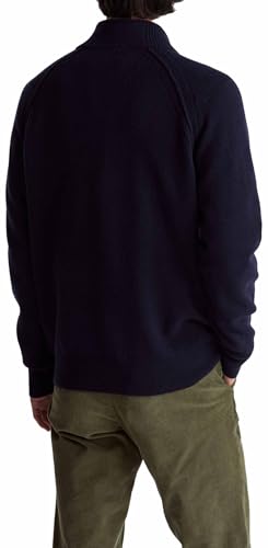 Benetton Maglieria 1006u202b Maglione Blu raglan con zip
