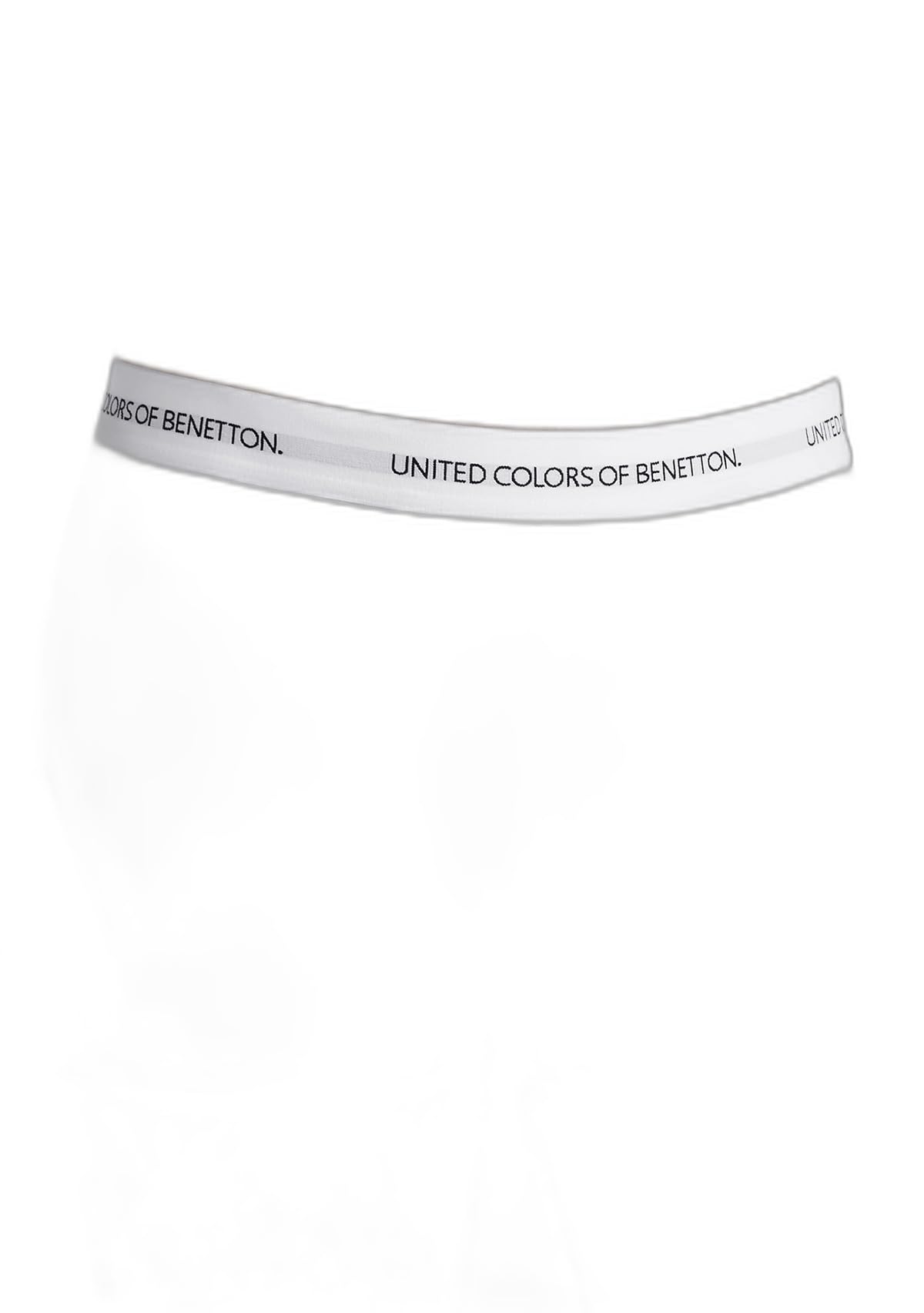 Benetton 3op82x00o boxer uomo cotone organico bianco