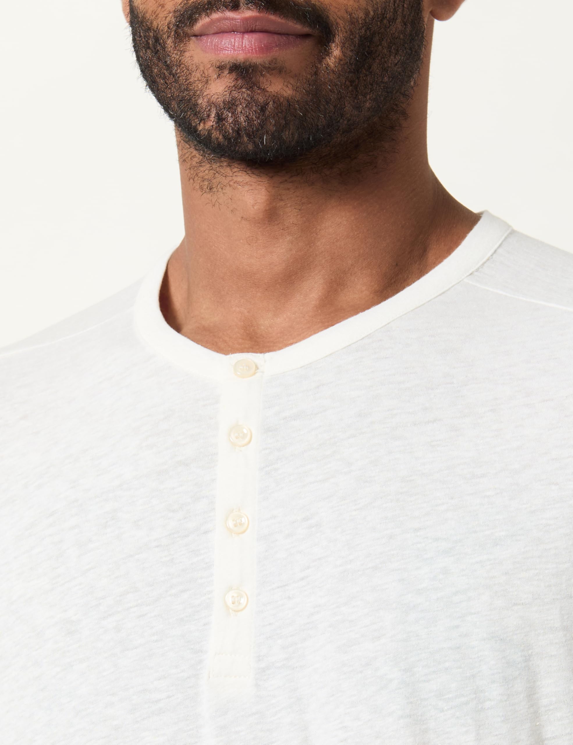 Benetton Serafino T-Shirt Maglietta Misto Lino Relax