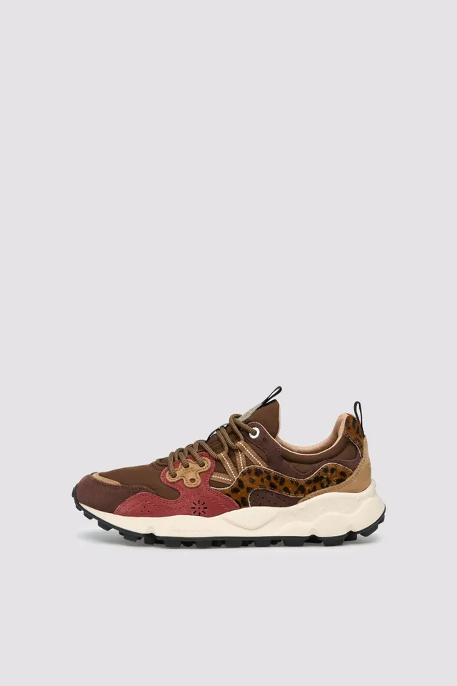Flower Mountain Yamano 3 2017818 sneakers marrone bordeaux