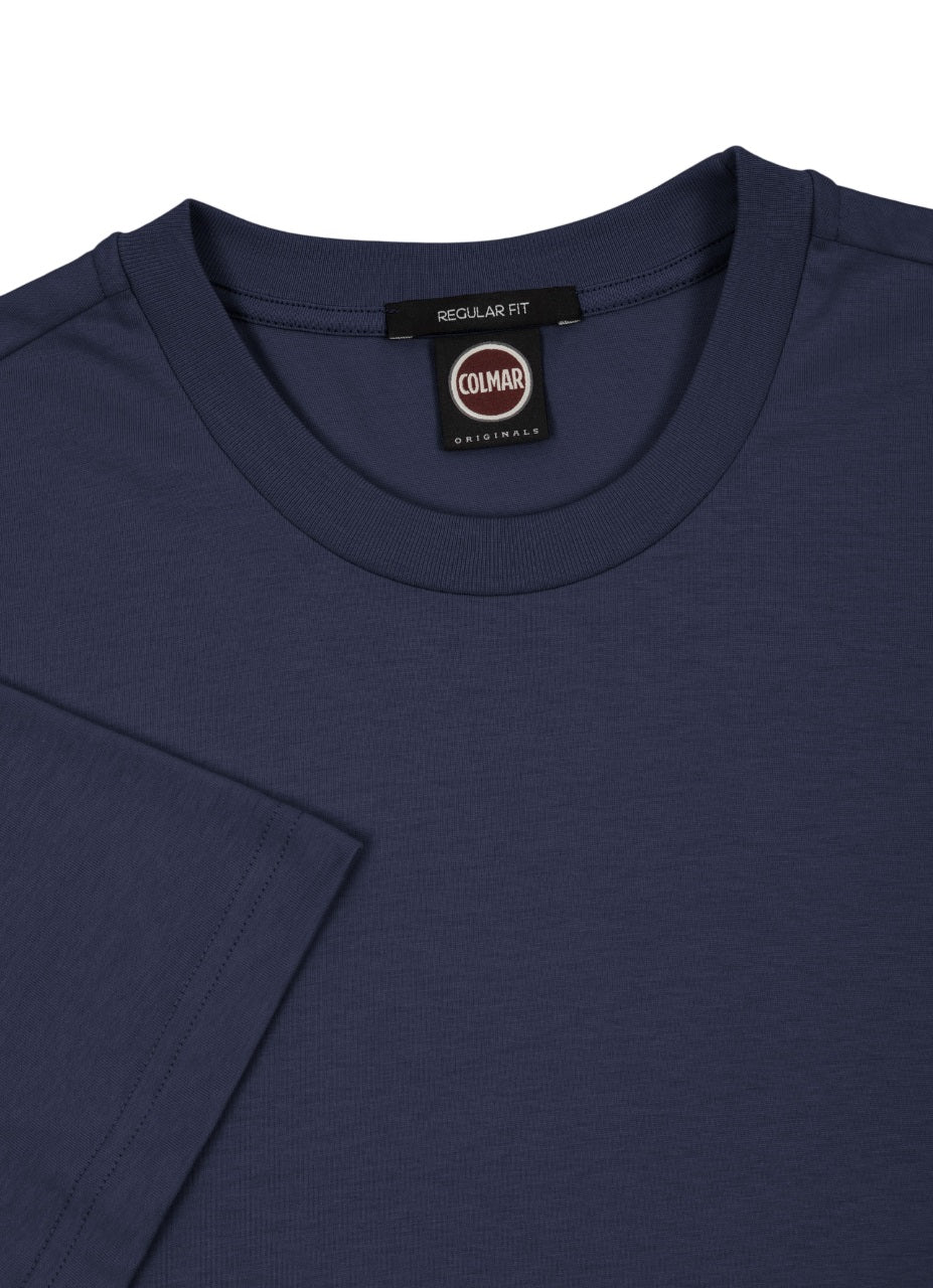 Colmar Frida 7529 6SH t-shirt uomo blu navy cotone