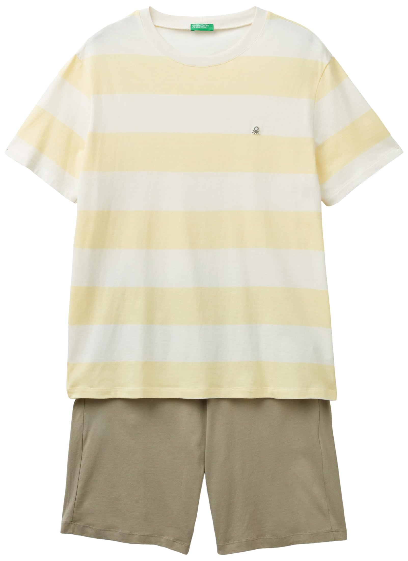 Benetton Set Pigiama Uomo Cotone Multicolor 902