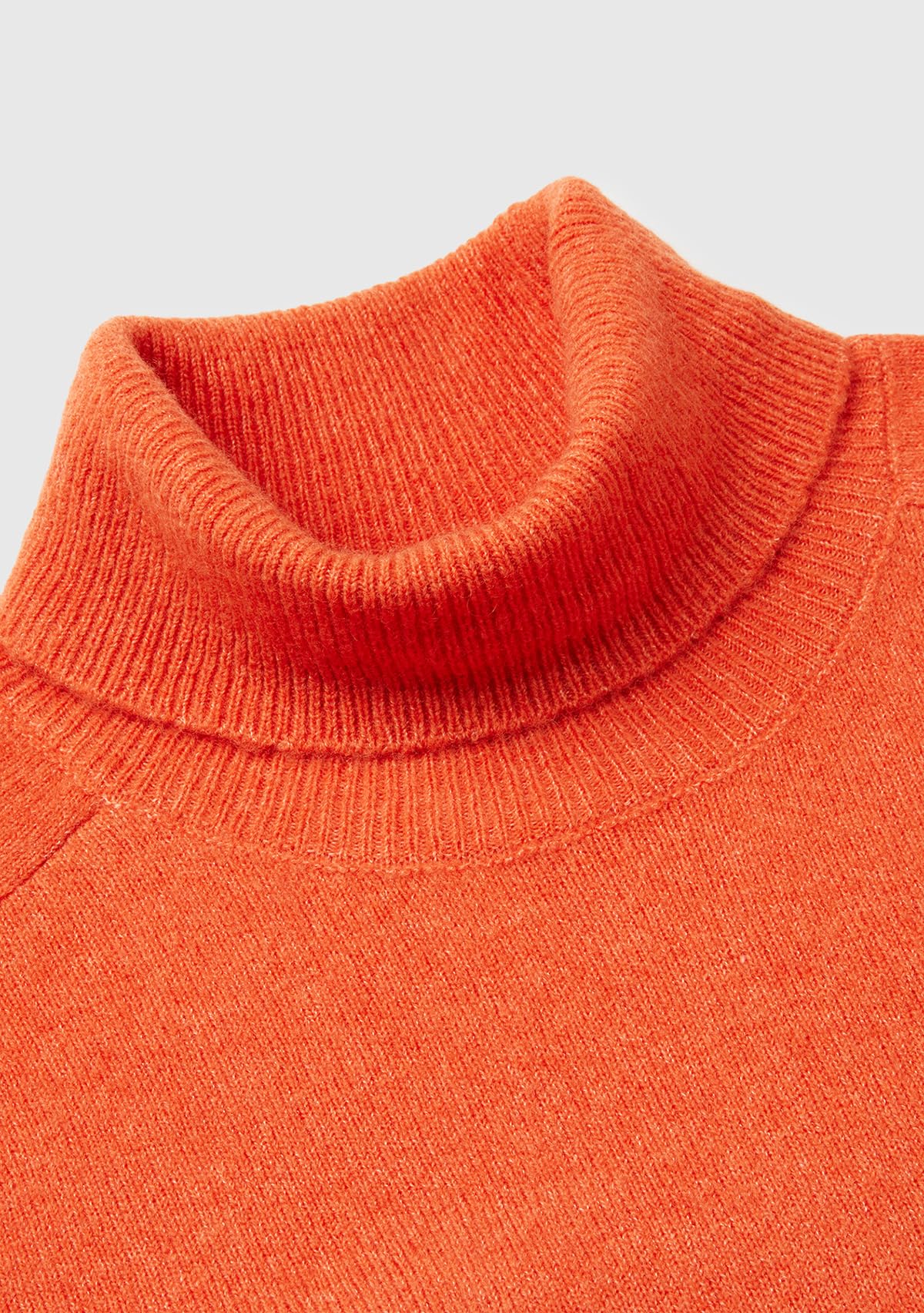 Benetton 11czd204f Maglia Donna Dolcevita Rossa Lana