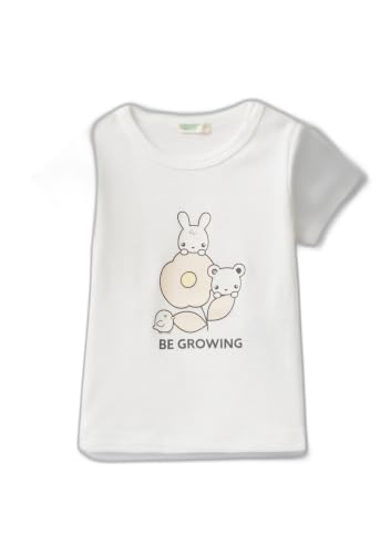 Benetton T-shirt Bimba 3i9wa1045 cotone taglia 50