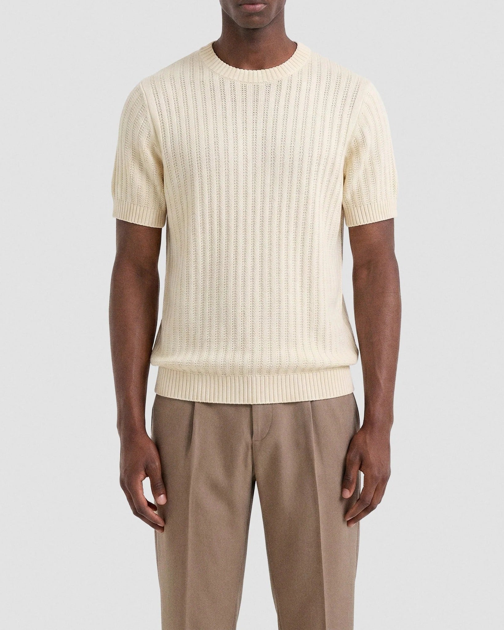 Filippo De Laurentiis CM7CQ maglia uomo latte cotone