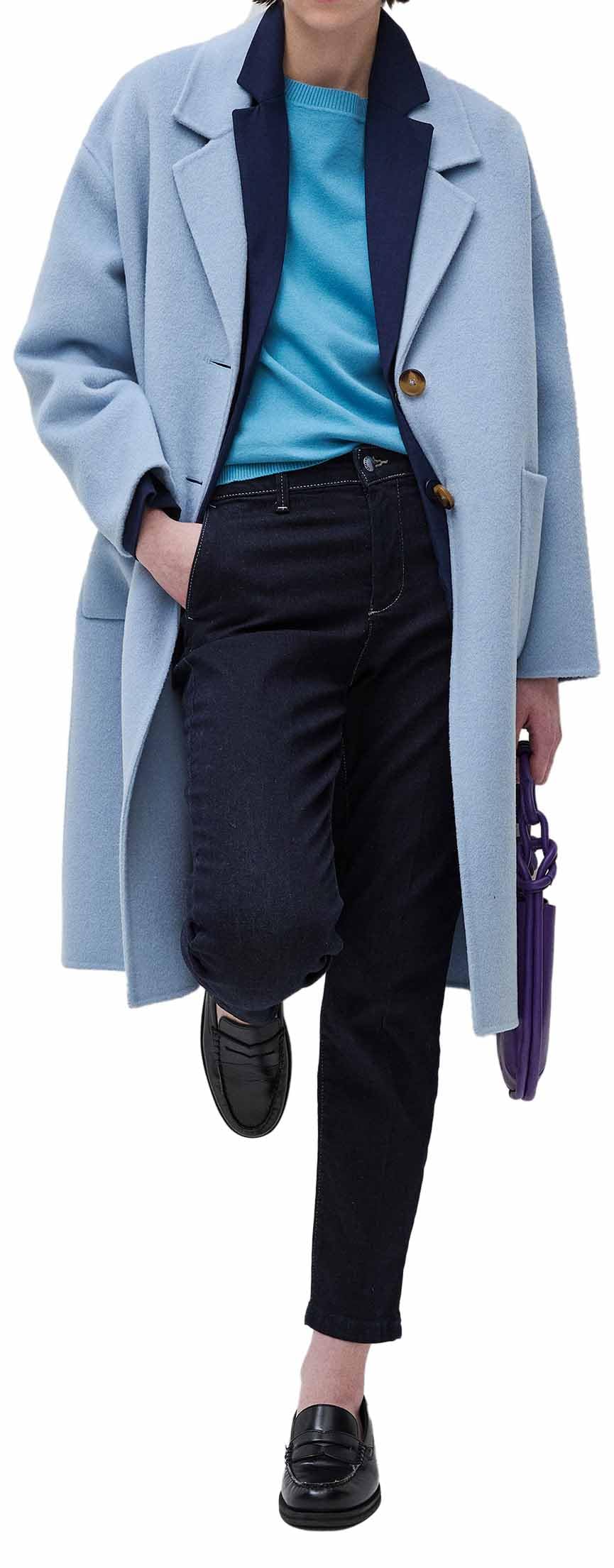 Benetton Pantaloni e Jeans 4LCBDF0B8 Chino Donna 36 Slim