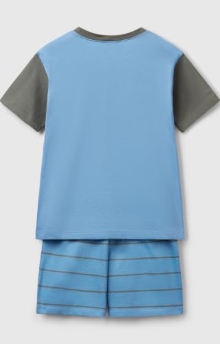 Benetton Intimo 30960P08R Set Pigiama Bambino Taglia 90 Blu