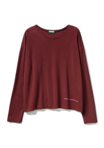 Benetton 36MX3M07B maglia pigiama donna in modal manica lunga