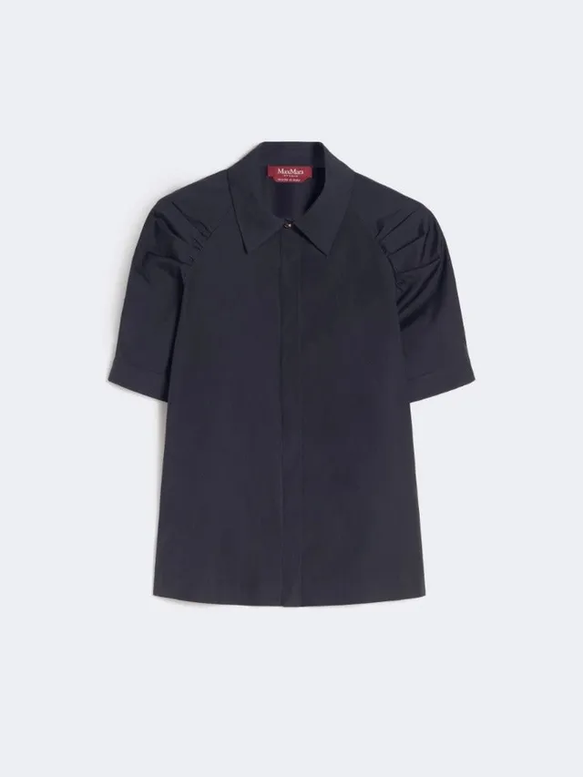 Max Mara Amore MSTAMORE004 camicia donna nera cotone