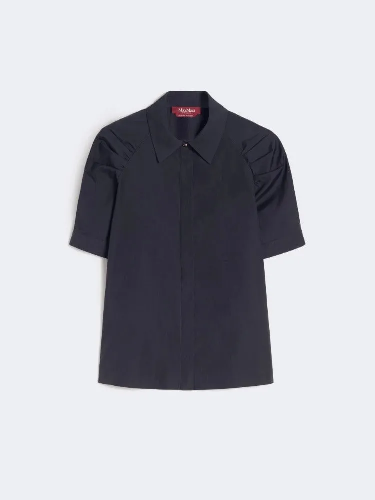Max Mara Amore MSTAMORE004 camicia donna nera cotone
