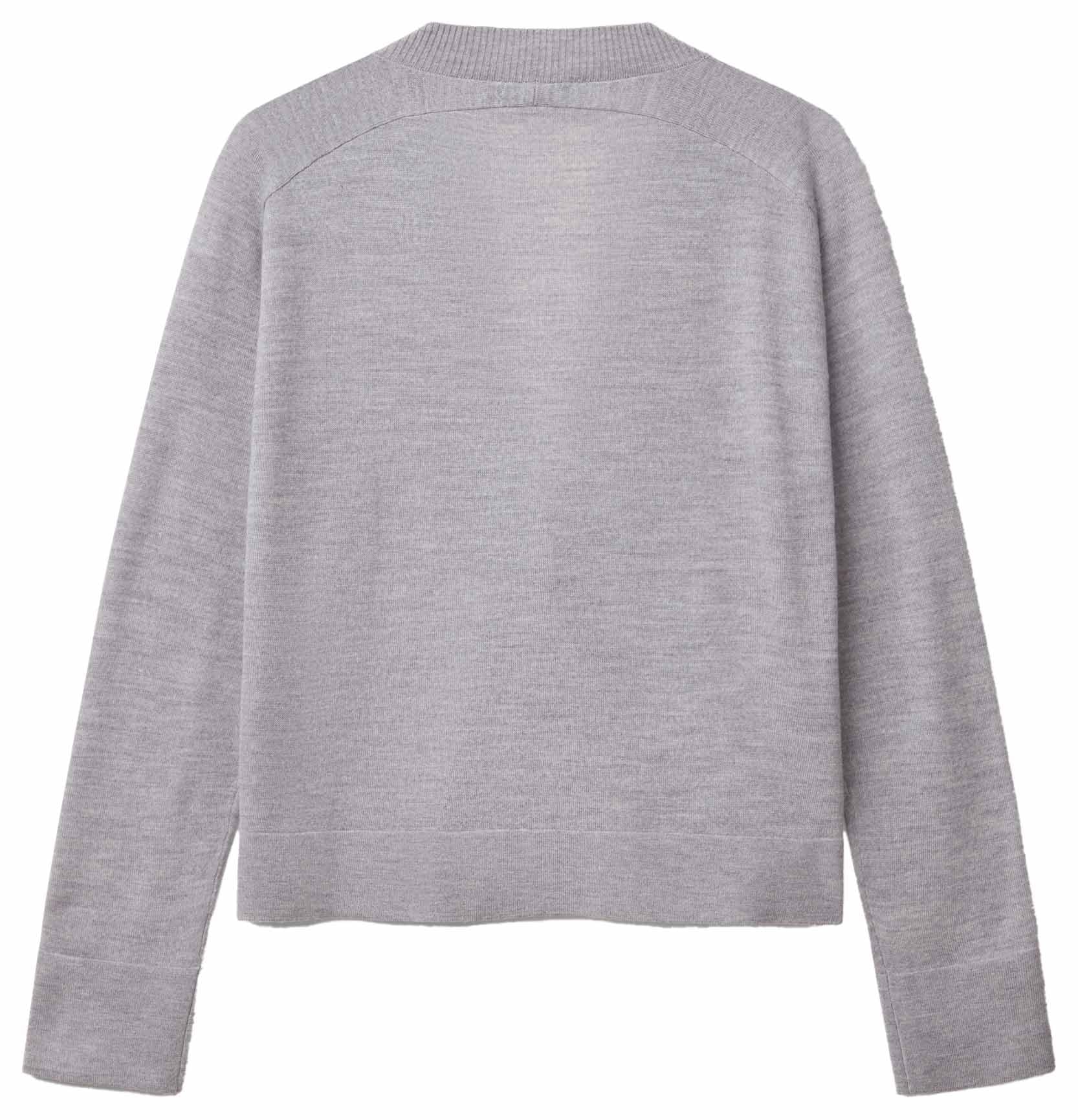 Benetton Maglieria Cardigan M/L Lana Merino Extra Fine Tasche