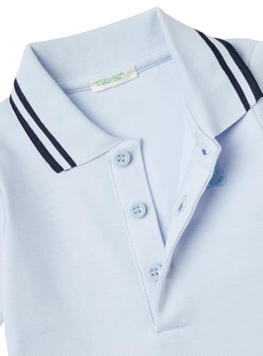 Benetton 3cdiab00f Body Neonato Manica Lunga Cotone Bianco