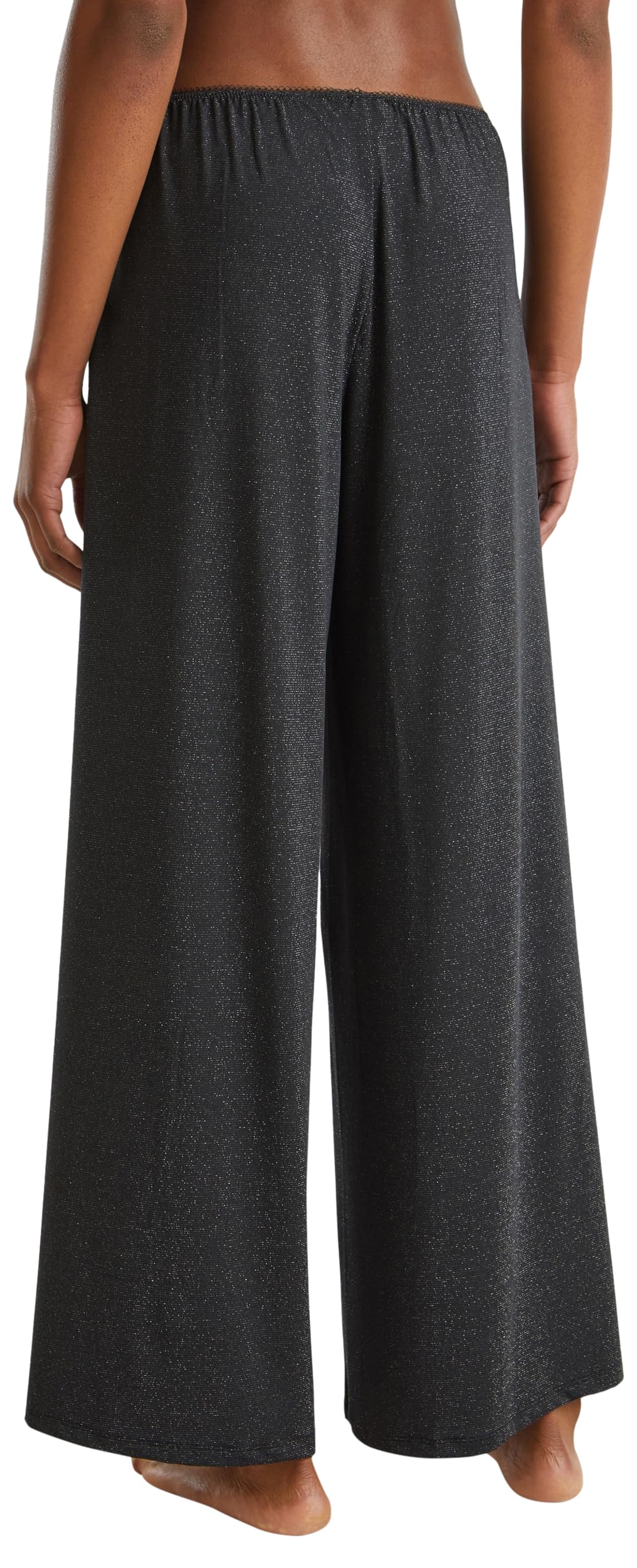 Benetton 3nyw3f03z Pantalone Pigiama Donna L Lurex
