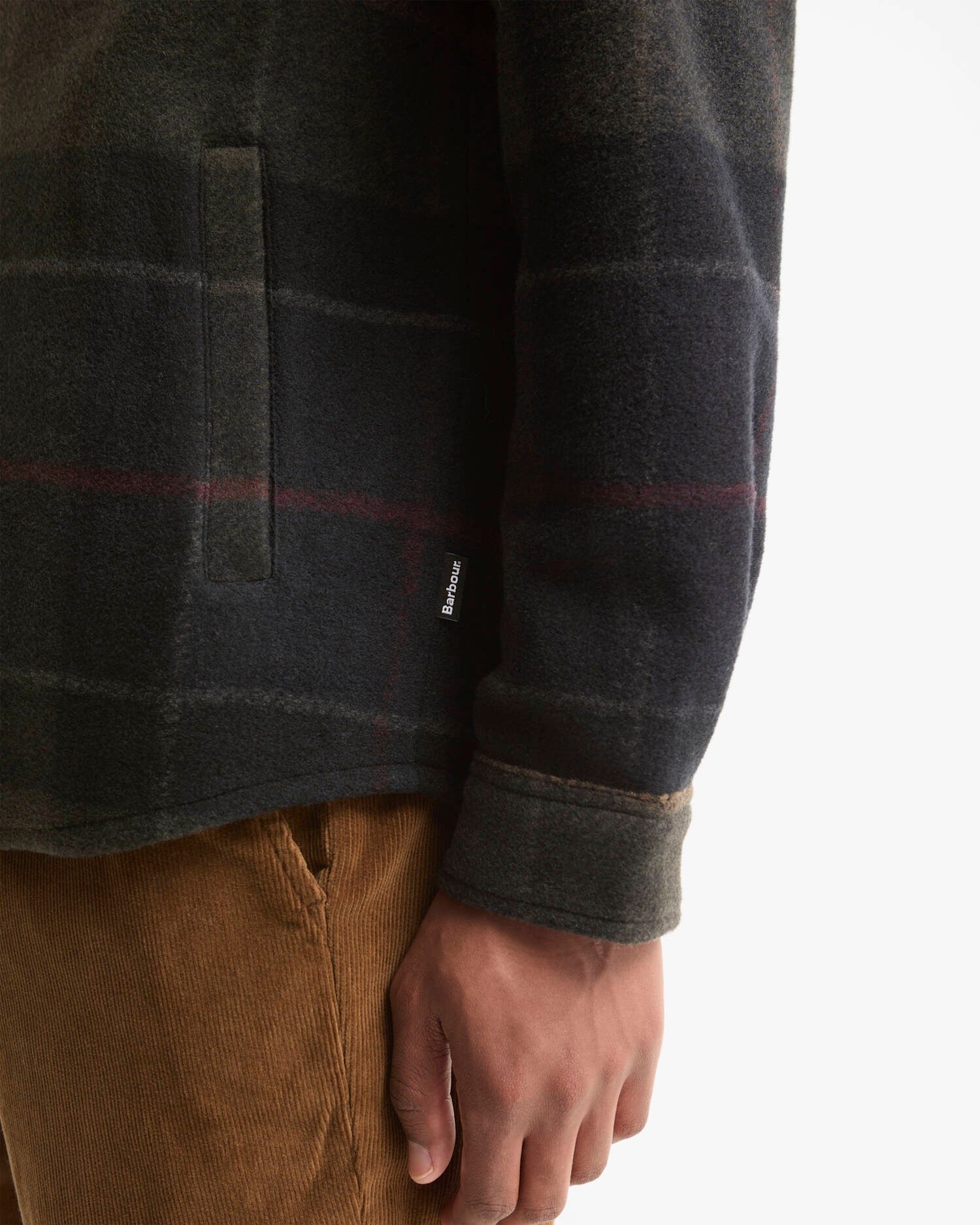 Barbour Woodlane MOS0511 Camicia Uomo Shadow Tartan