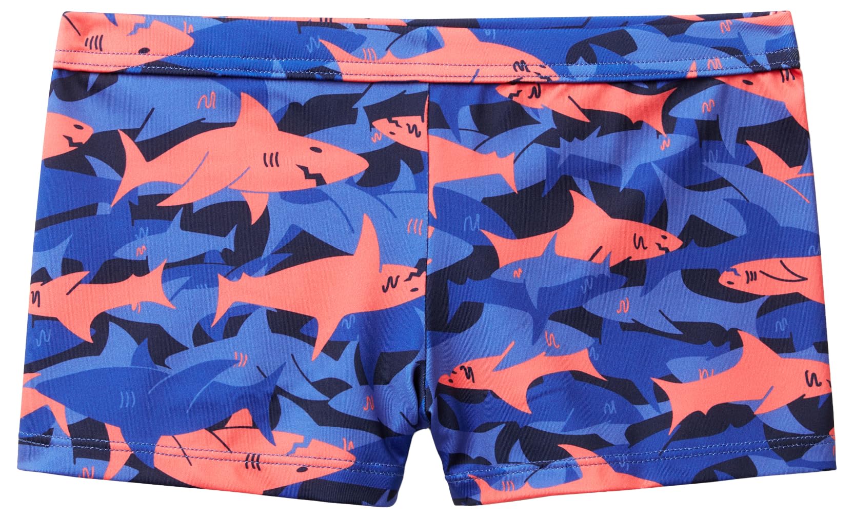 Benetton Boxer Mare Bambino Lycra Stampata Allover 18 Mesi
