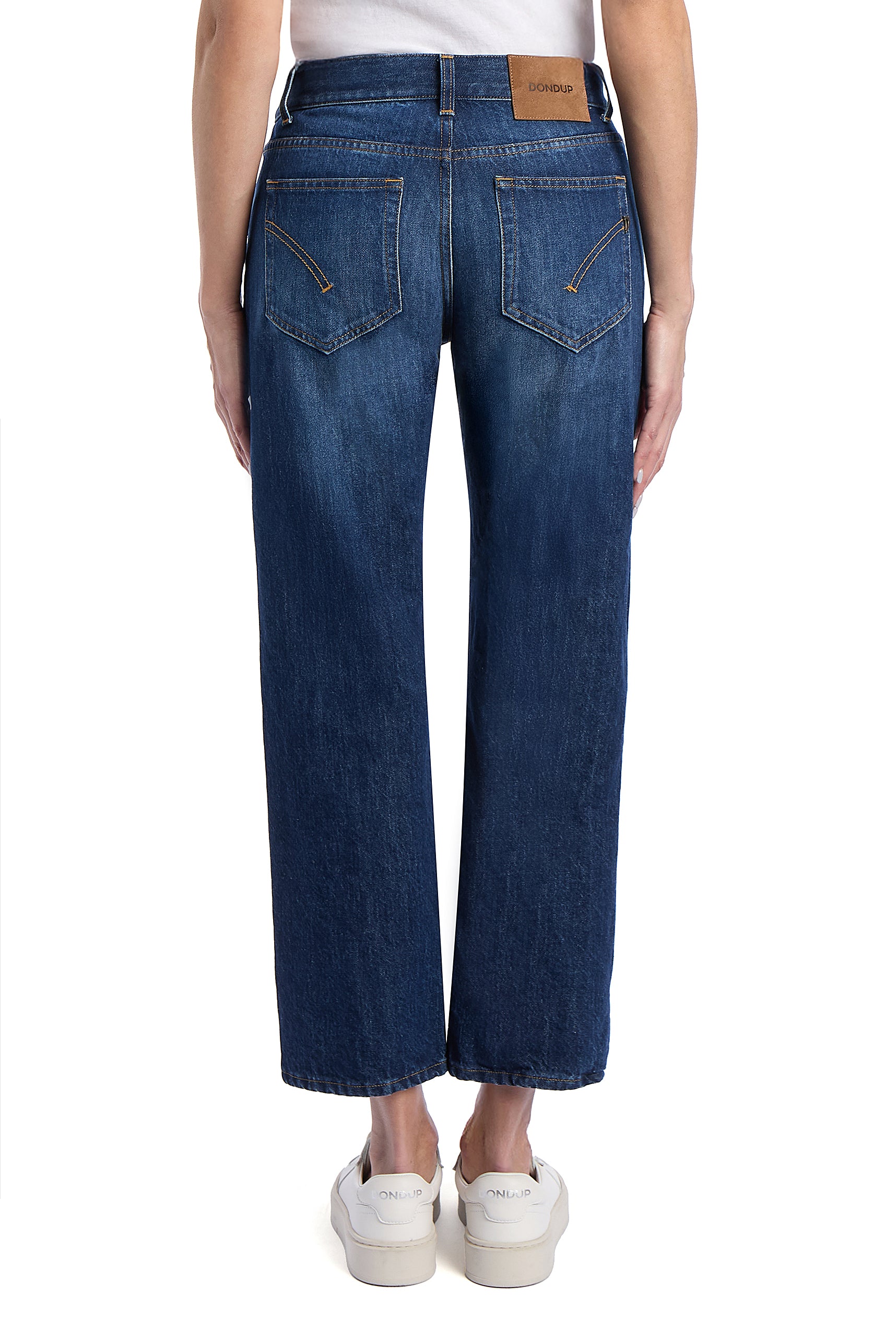 Dondup Dafne DP924 jeans donna Blu regular denim
