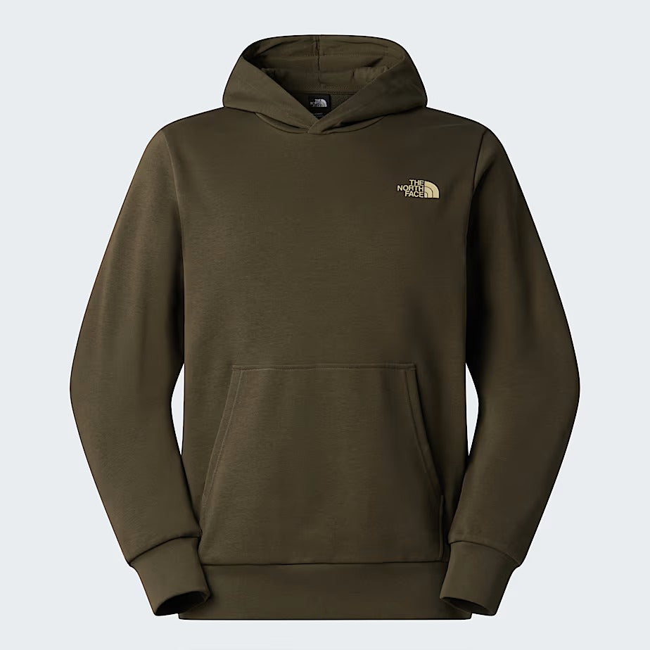 The North Face Monte NF0A8GA8 Felpa Uomo New Taupe Green Cotone