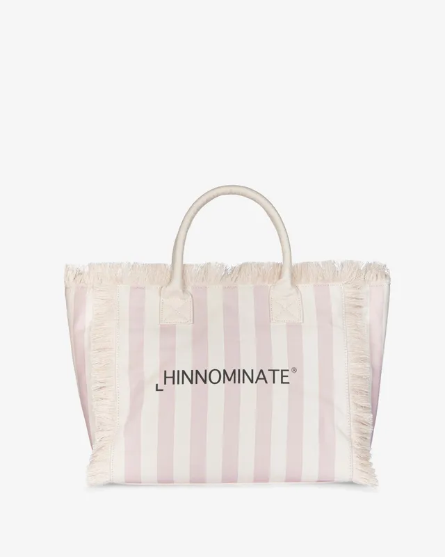 Hinnominate HMACW00181 borsa donna canvas nude righe