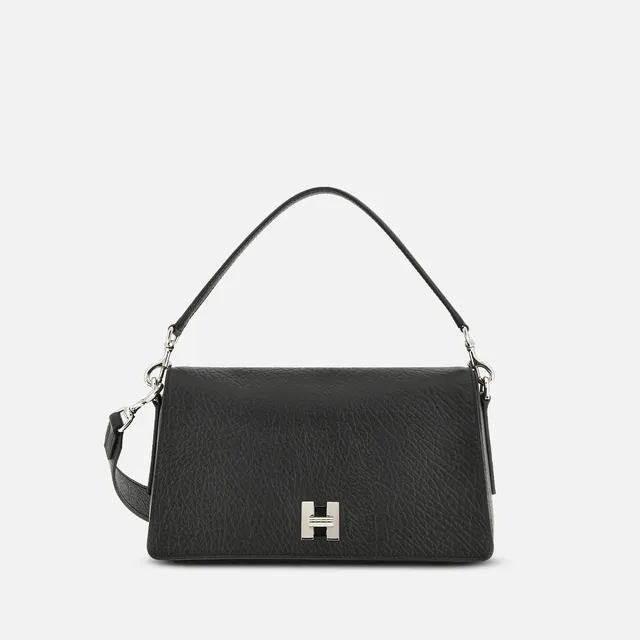 Hogan H-Turn KBW01YI1200VJGB999 Borsa Flap Nera Pelle