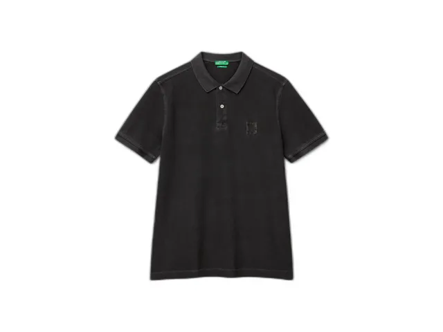 Benetton 3089u302d polo uomo cotone organico arancione