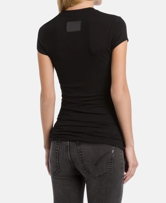 Dondup DS064 JS0312D T-Shirt Donna Slim Nera
