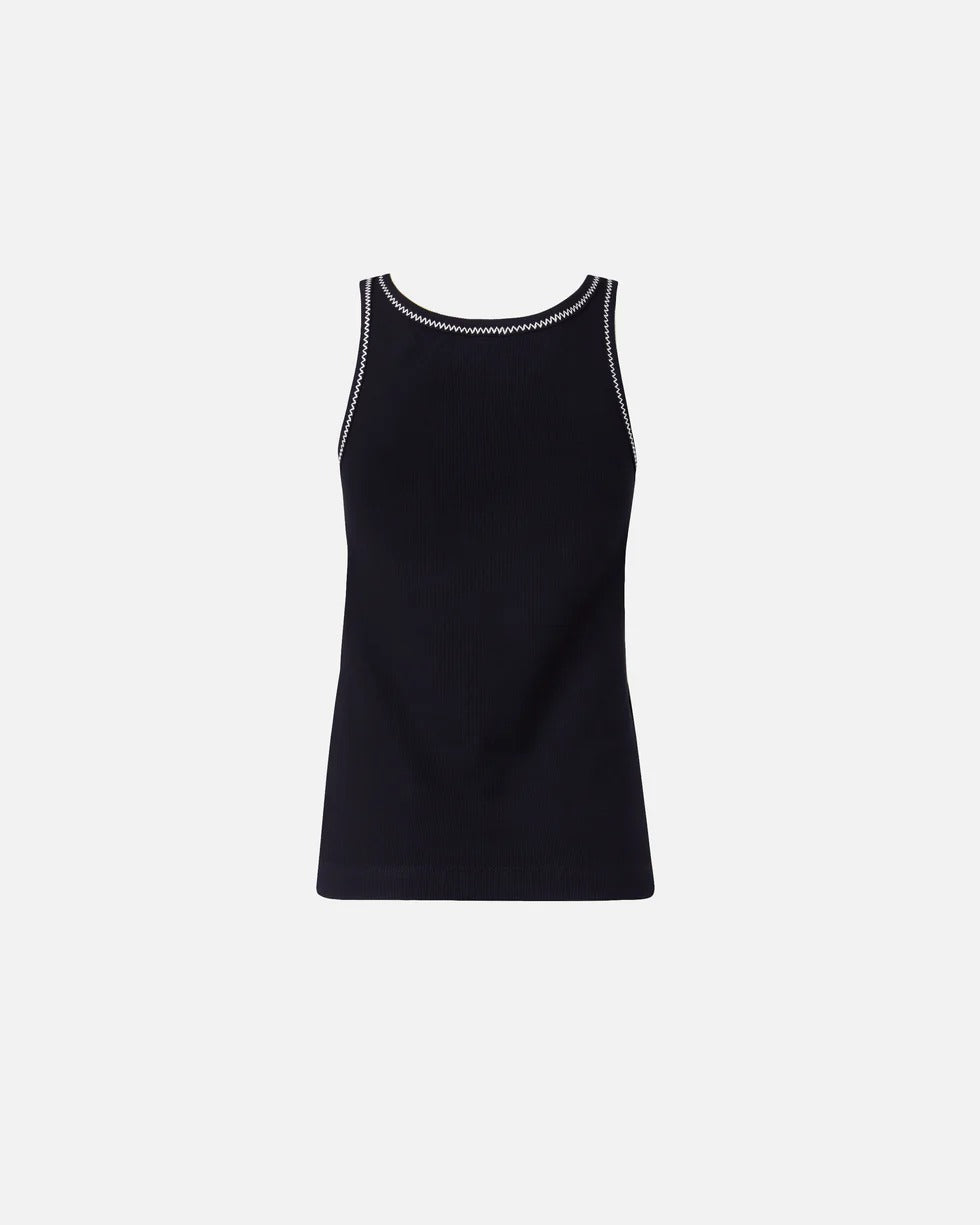 Pinko 106816 A3AL Canotta Donna Nero Bianco XS