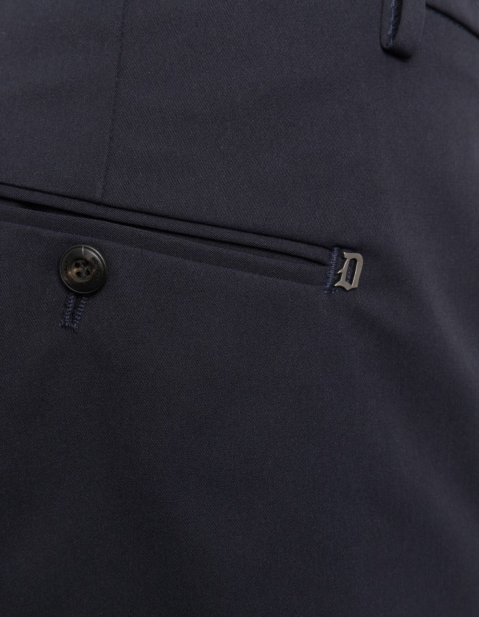 Dondup Gaubert UP235 Pantalone Uomo Blu Tuareg Slim