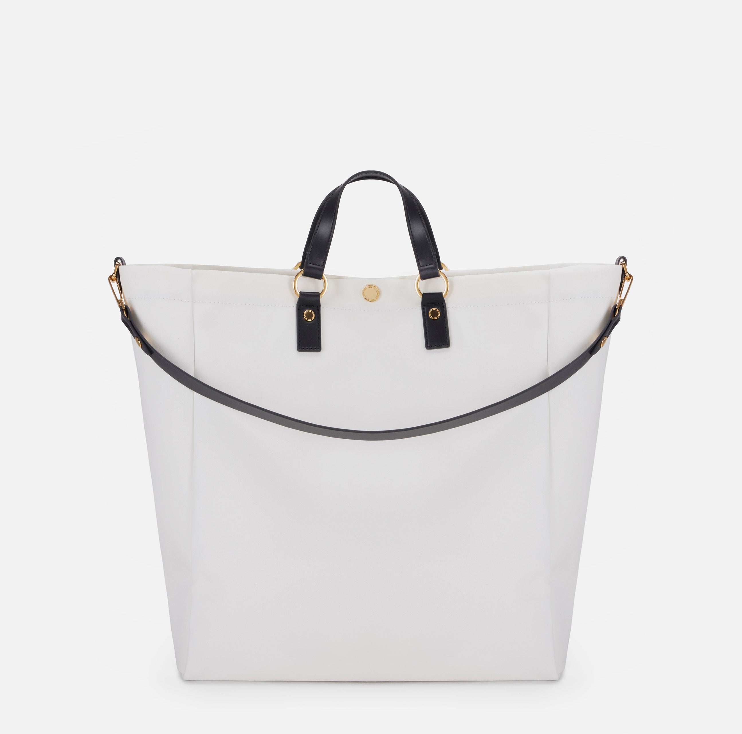 Elisabetta Franchi BS14A62E2 borsa tote avorio canvas
