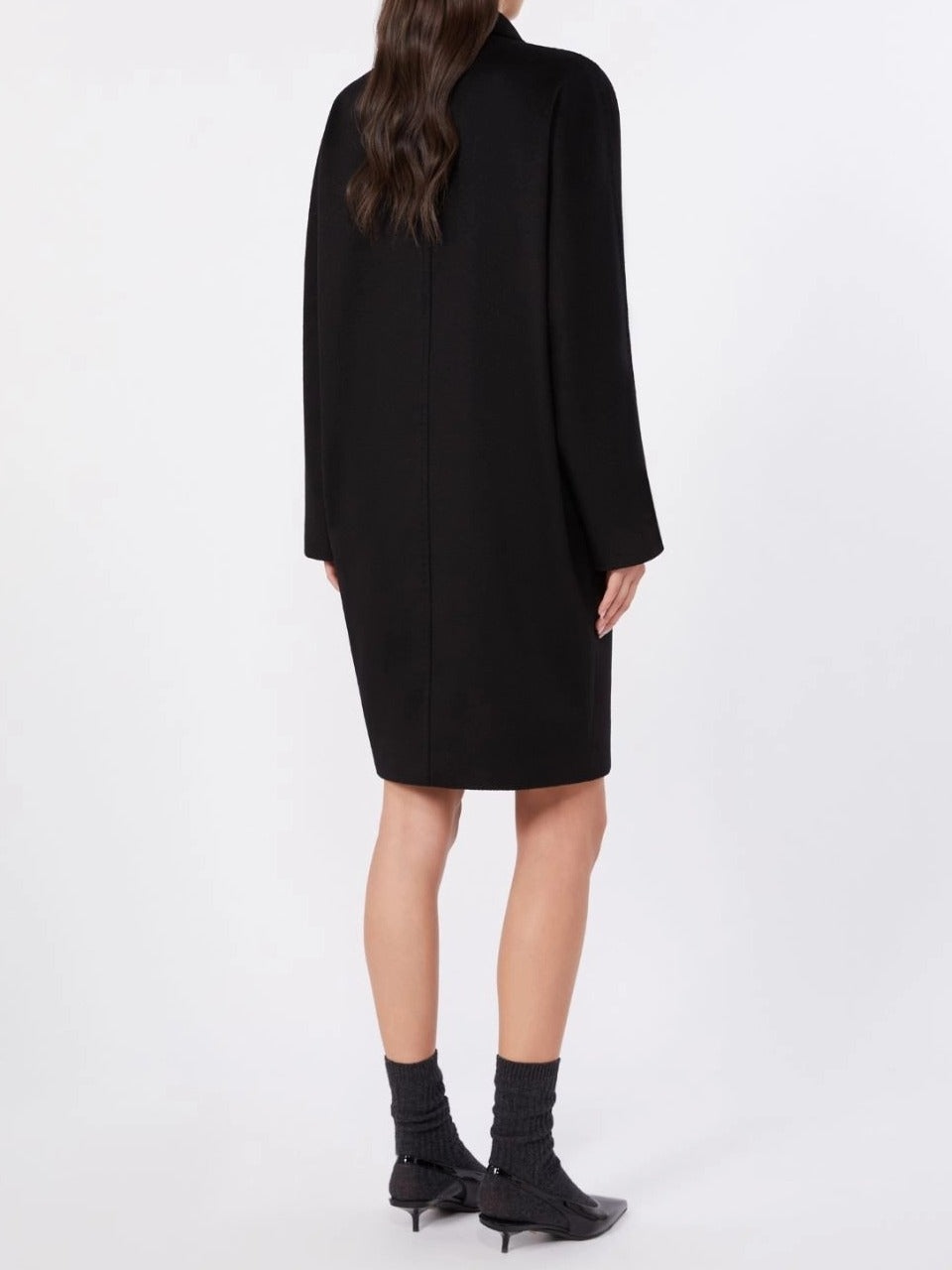 Max Mara Studio MSTMASTRO013 Cappotto Nero Taglia 42 Midi