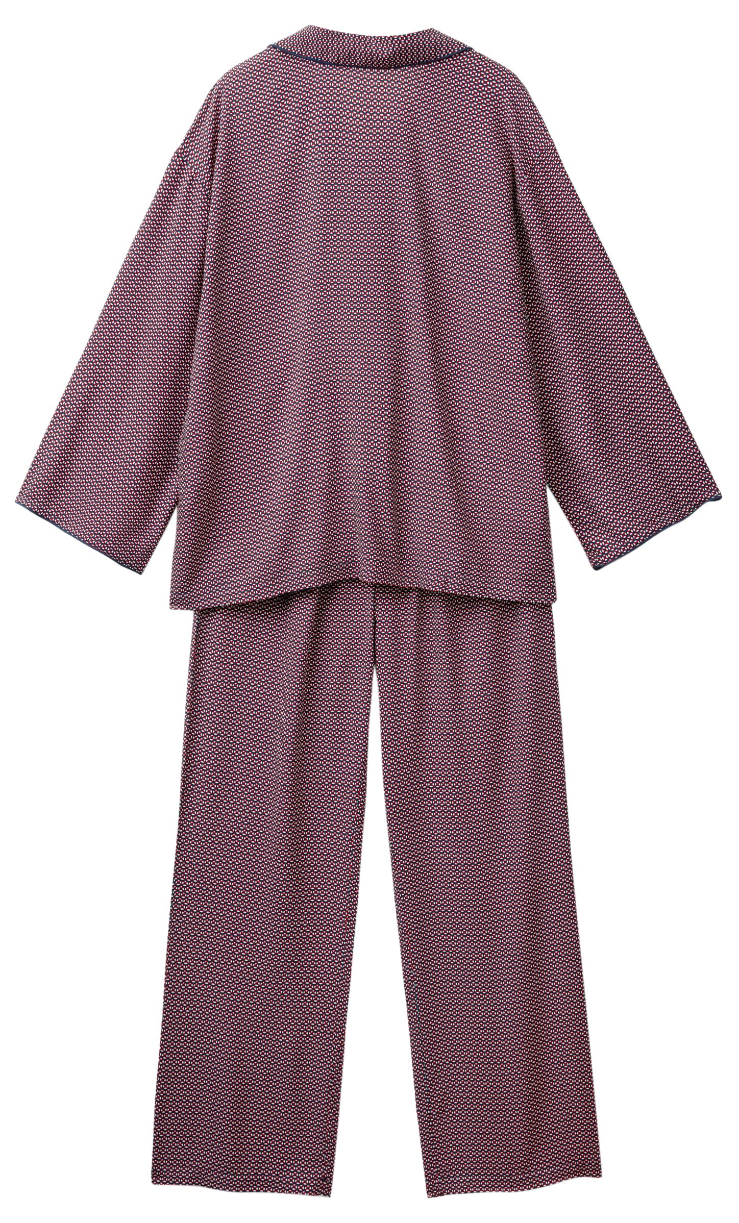 Benetton pigiama donna L set maglia pantalone casual