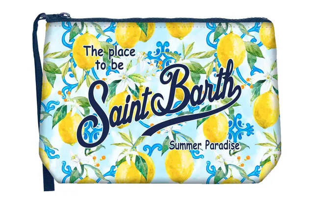 MC2 Saint Barth Aline Pochette Maj Lemon Bianco